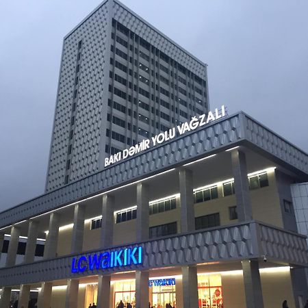 Demir Yol Plaza Hotel Bakoe Buitenkant foto