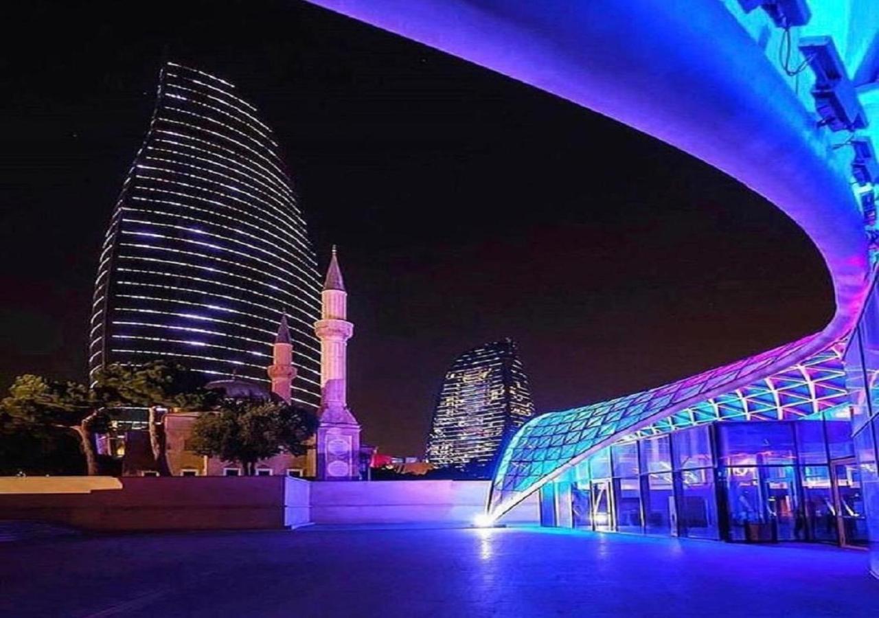 Demir Yol Plaza Hotel Bakoe Buitenkant foto