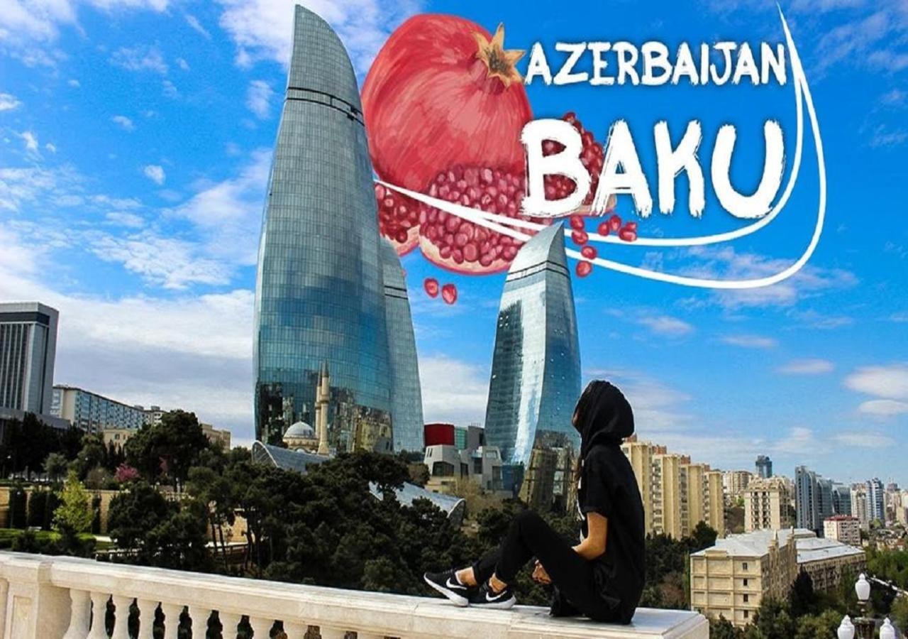 Demir Yol Plaza Hotel Bakoe Buitenkant foto