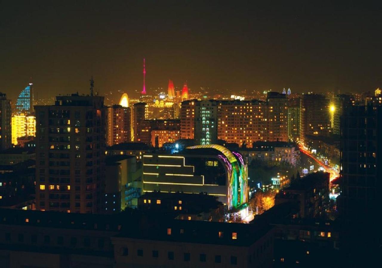 Demir Yol Plaza Hotel Bakoe Buitenkant foto