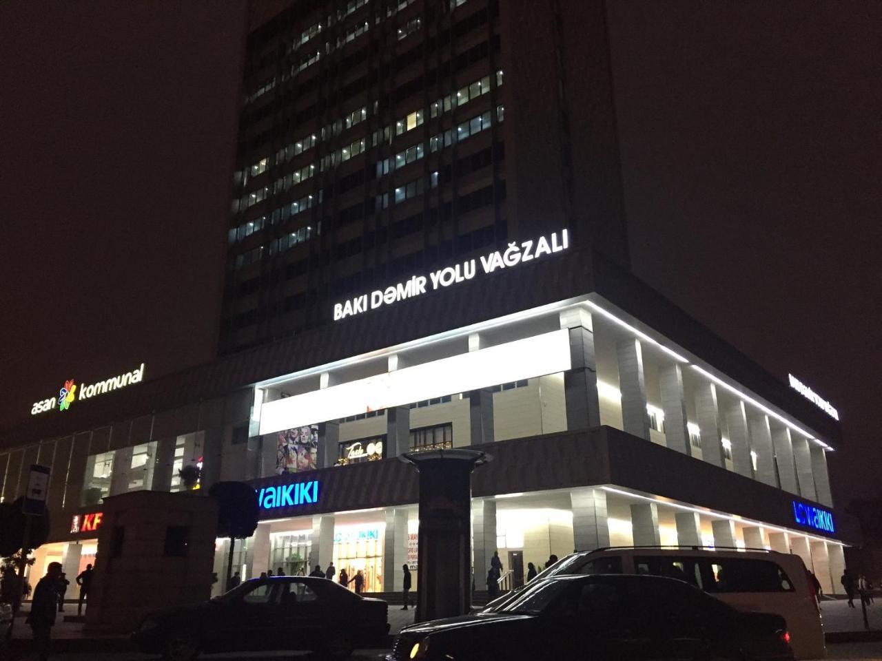 Demir Yol Plaza Hotel Bakoe Buitenkant foto