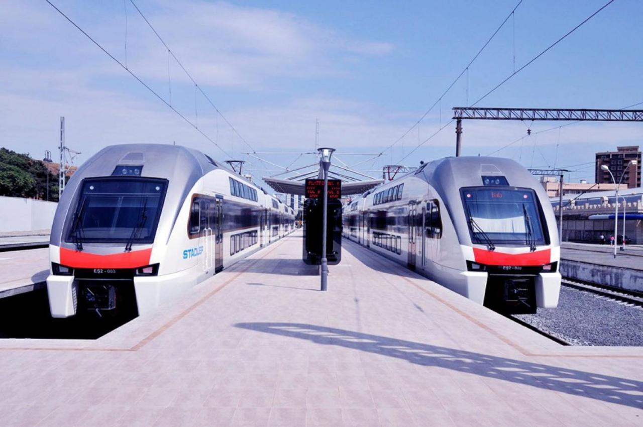 Demir Yol Plaza Hotel Bakoe Buitenkant foto