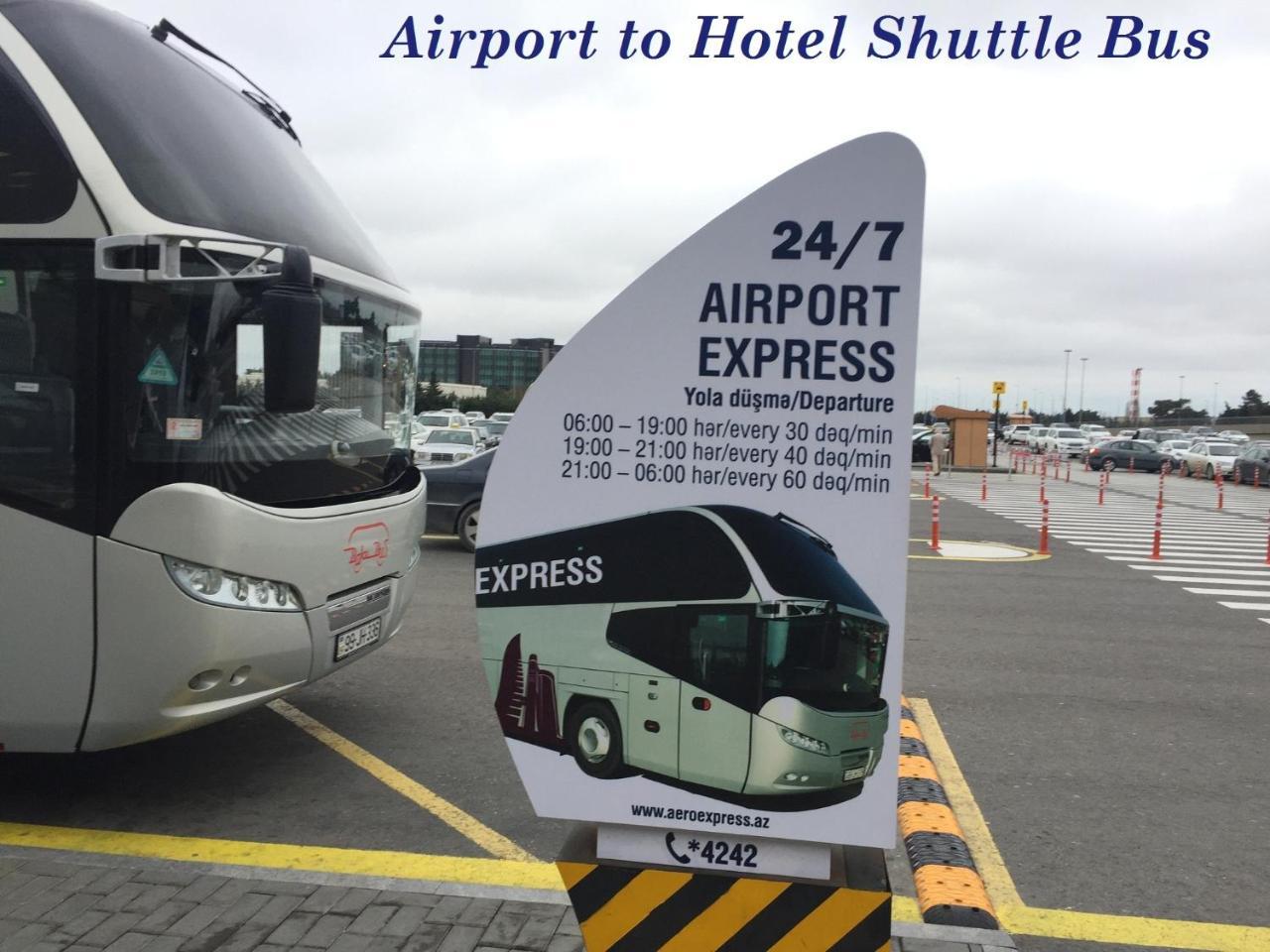 Demir Yol Plaza Hotel Bakoe Buitenkant foto
