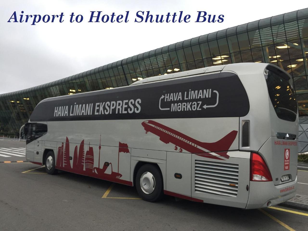 Demir Yol Plaza Hotel Bakoe Buitenkant foto
