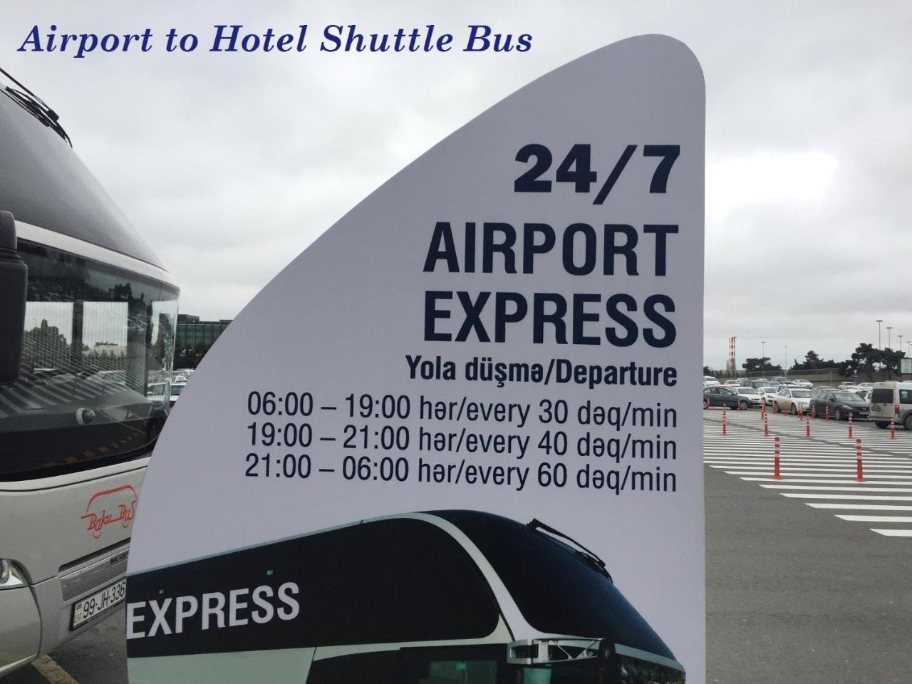 Demir Yol Plaza Hotel Bakoe Buitenkant foto